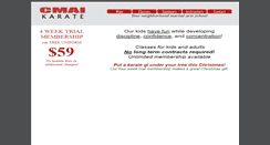 Desktop Screenshot of cmaikarate.com